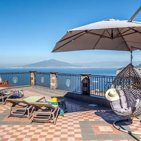 Villa Caruso Private Heated Pool & Sea View Sorrento Exterior photo