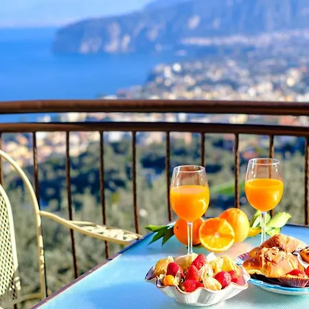 Villa Caruso Private Heated Pool & Sea View Sorrento Exterior photo